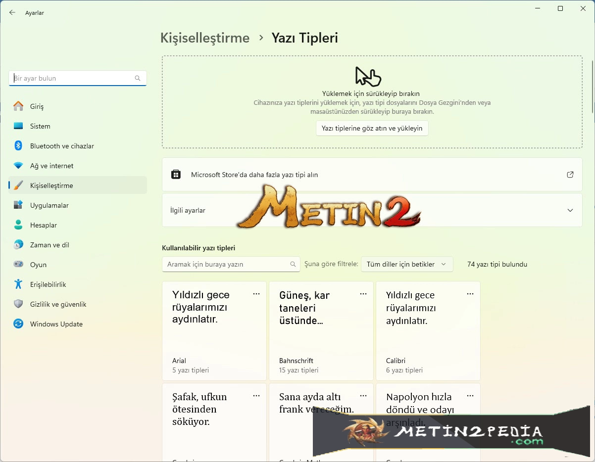 Metin2 Orjinal Logo Yazı Tipi